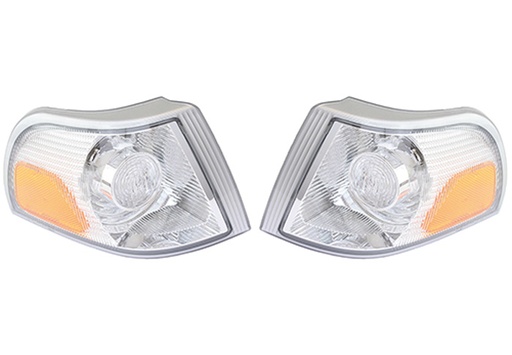 [35437052] Knipperlicht  V70 S70 hoek / side lamp chrome USA Links en rechts passend