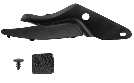 [8663896_B] Dakrand Goot rail sier strip voor rechts S60 V70 Xc70  voor hoek bij het scherm/a stijl zwart rubber driprail