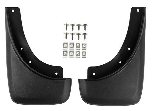 [8698146_B] Volvo mudflap rear set left and right incl. mounting material S40 V50 2004-2011 Volvo part no 8698146_B