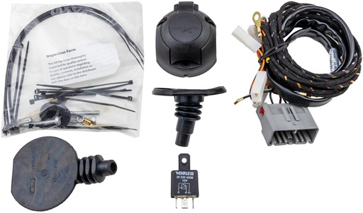 [8943L17E] 7 polige  kabel set trekhaak S80 1996-2006 met grijze stekker