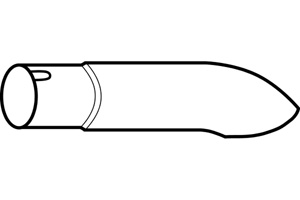 [9179193] Volvo End Piece Exhaust 5D Diesel Volvo 850 - V70 Volvo part no 9179193