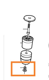 [9157631] Volvo Rear Axle Bumper 850 S70 V70 C70 Mounting Clip Volvo Part No. 9157631