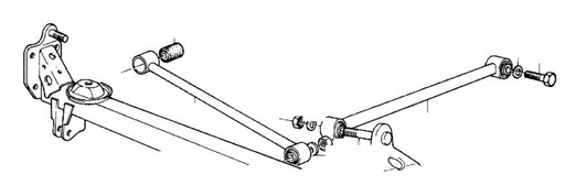 [3419865] Volvo panhard rod 440 460 available used Volvo part no 3419865