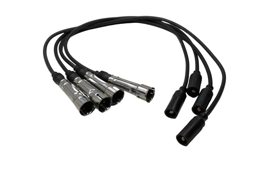 [272193] Volvo Spark plug cable set 240+740 B19+B21+B23+B200+B230 -1987 with metal cap Volvo part no 272193