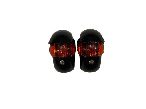 [651780] Volvo Flashing light PV444+PV544+210 Fixlight black set of 2 pcs turn signal Volvo part no 651780