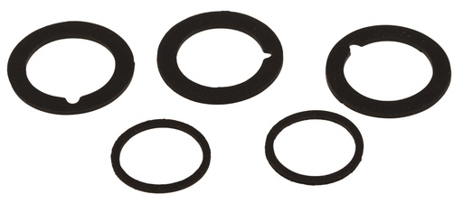 [655533] Volvo Gasket set door handle + lock PV444 + PV544 + Duett (set 5pcs) rubber rings Volvo part no 655533