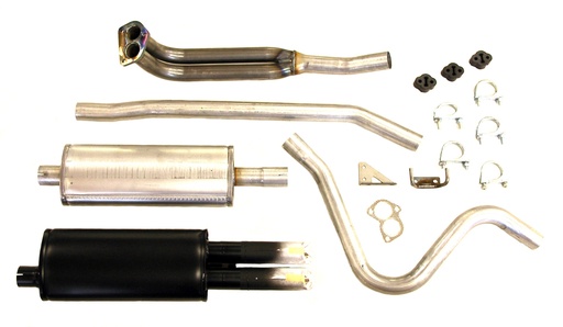 [025K8D] Uitlaatset P1800S 1967-1969 2 inch Simons SPORT