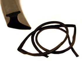 [1254990] Rubber portier deur 140 144+145+164+240 Rechtsachter (3540132)