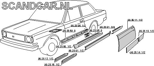 [1401] Dashboard cover 140+164 1973-1974 ( NIET MEER LEVERBAAR )