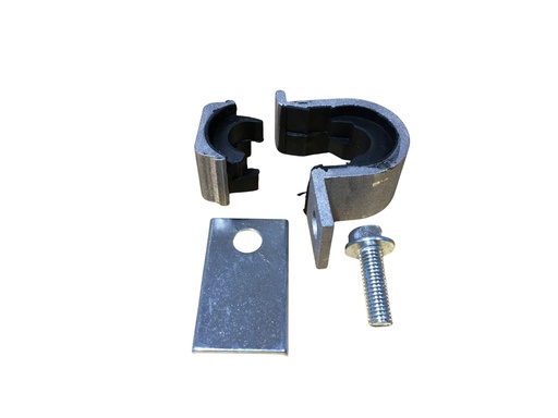 [272460] Stabilisatorstangbusset  S40, V40 (-2004) - Voorzijde [bevat: 1 x bovenste bus met beugel, 1 x onderste bus, 1 x onderste beugel en een bout. (PS: 2 sets vereist per auto)]