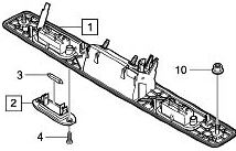 [31440719] koffer handgreep v70 xc70 2012+ CH 190963 +
