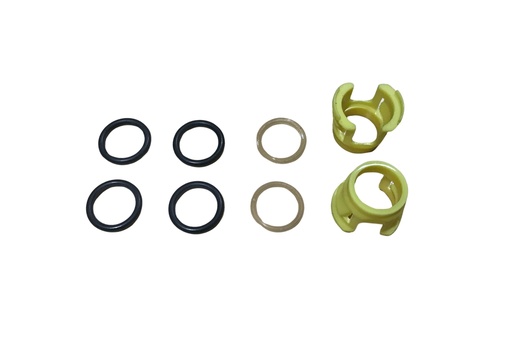 [3545586CK] Kachelslang 850, C70 (-2005), S70, V70 (-2000), V70 XC (-2000) O-ring 8-delige set [ronde clips, buitenboord voor 9186847/9186849 kachelbuizen]