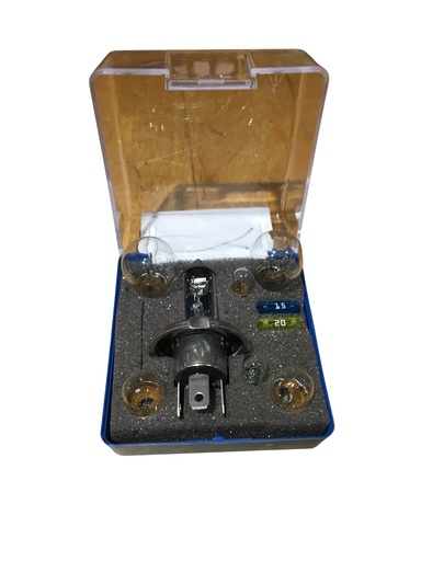 [550622] Reserve lampset 6 volt met H4 halogeen lamp met P43t aansluiting Lamp 6V Amazon 121, Amazon 122 S, Pv 444, PV 445 DUETT, Pv 544