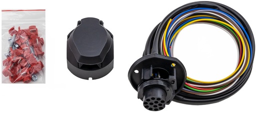 [8999trek13] aansluitset trekhaak kabelset 13 polig Volvo 850, S70, V70 (-2000), V70 XC (-2000) S40 V40 en overige modellen