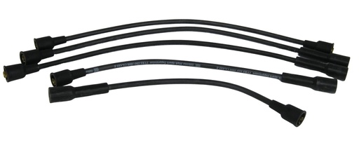 [670523] Volvo Spark plug cable set B18+B20 black silicon rubber including ignition coil cable Volvo part no 670523