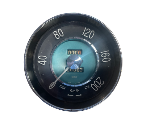 [673439R] Volvo Speedometer clock 1800S revision EXCHANGE KM (blue) Volvo part no 673439R