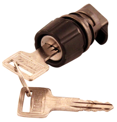 [1304364_O] Slot dashboardkastje 240+260 1981+ (diam 21.6 mm) met 2 sleutels