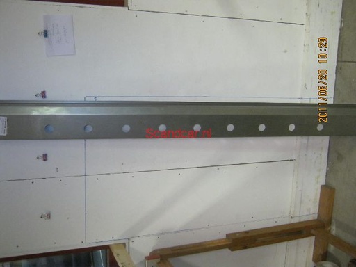 [9020061] Volvo Sheet metal Amazon inner sill left inner part of part 653809 part with round holes (659441) Volvo part no 9020061