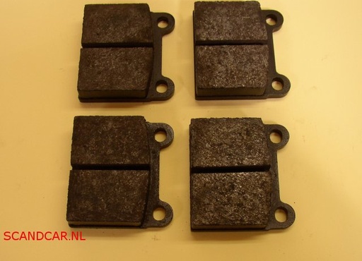 [BB1668] Volvo Brake pad set rear ate 240+260+740+940+C70+850+V70 -2000 V70 C70 760 740 960 940 S70 240 850 260 780 Volvo part no BB1668